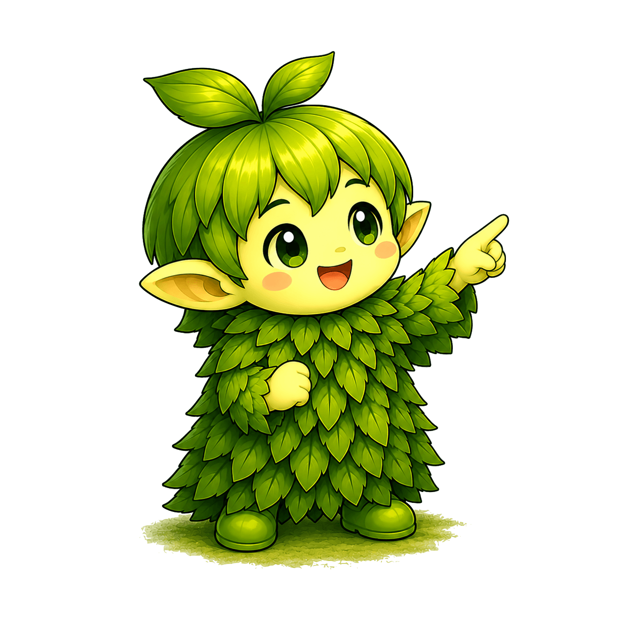 使い方を案内するLeafy