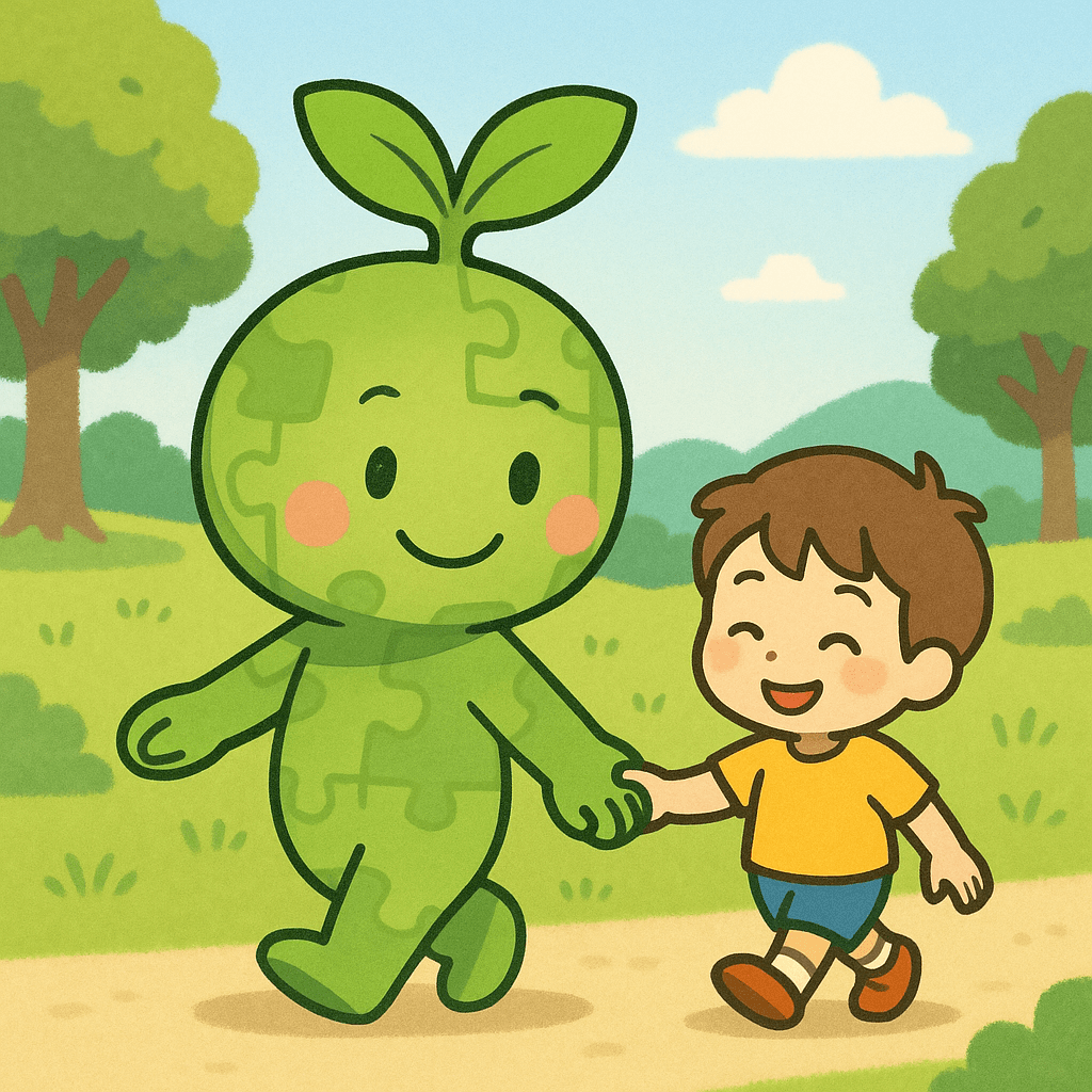Leafyと子ども